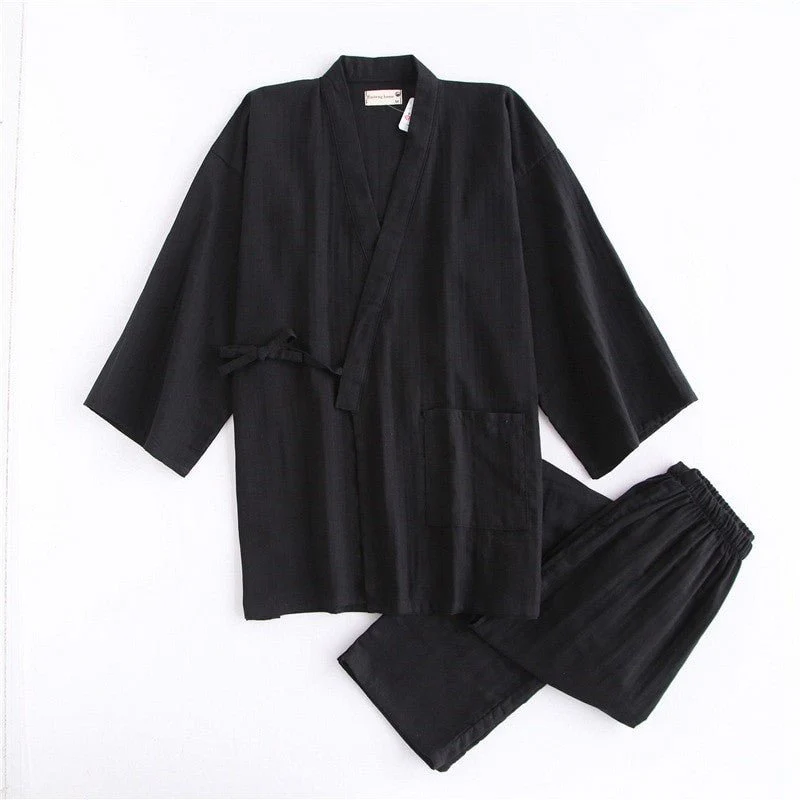 Kimono Pyjama Japonais | Uni - Image 3