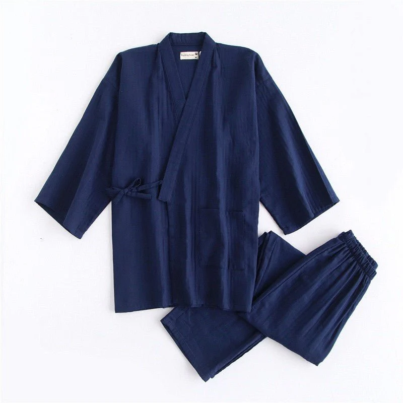 Kimono Pyjama Japonais | Uni - Image 6