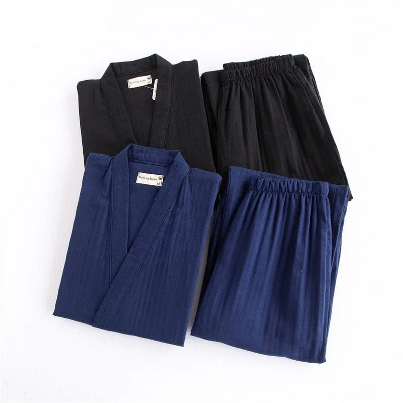 Kimono Pyjama Japonais | Uni - Image 7