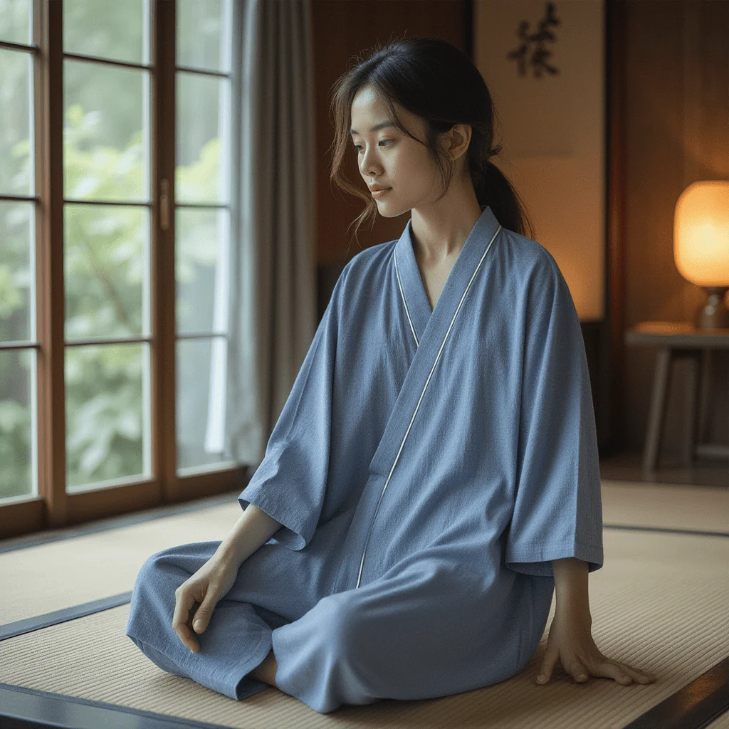 Pyjama Cardigan Japonais - Image 3