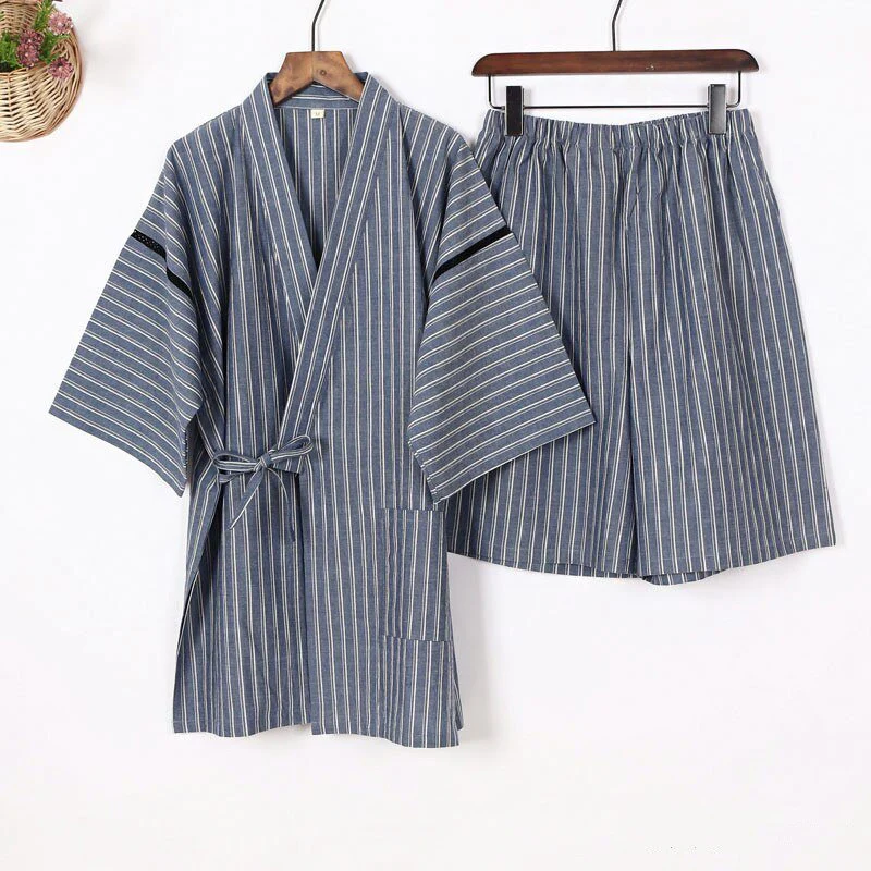 Pyjama Japonais Homme | Rayure - Image 11