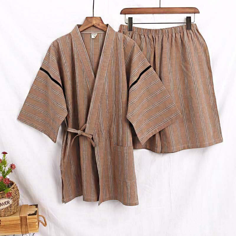 Pyjama Japonais Homme | Rayure - Image 3